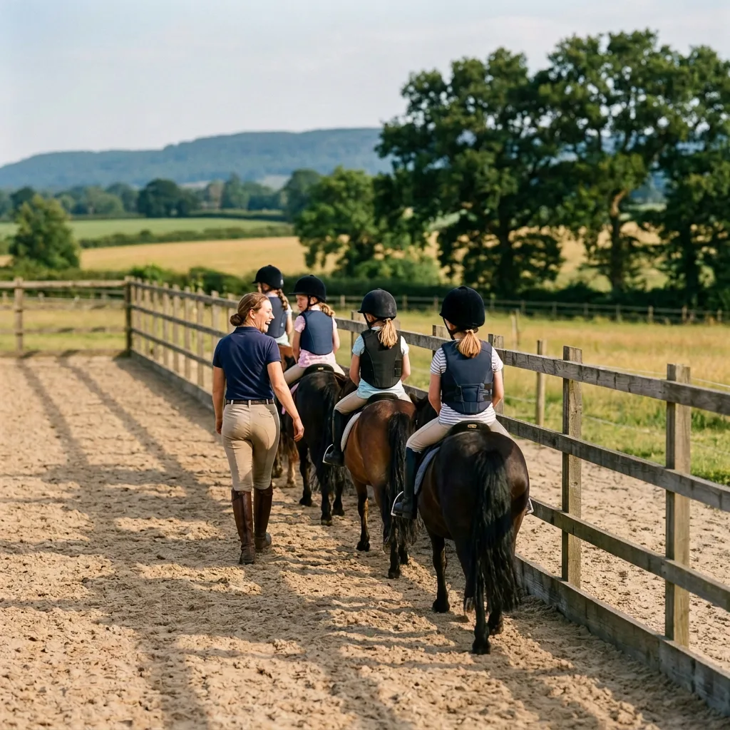 Cours de poney à Genas, Rhône